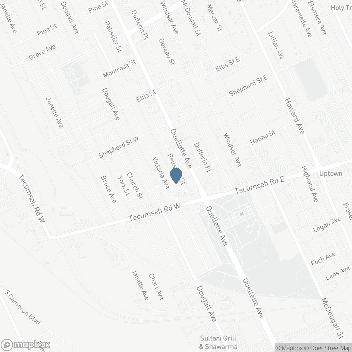 1597 PELISSIER STREET, Windsor, Ontario N8X 1M9